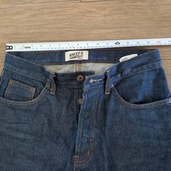 Naked & Famous True Guy Natural Indigo Jeans - Picture 3 of 6
